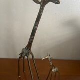 Girafes en laiton