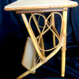 Table basse en rotin