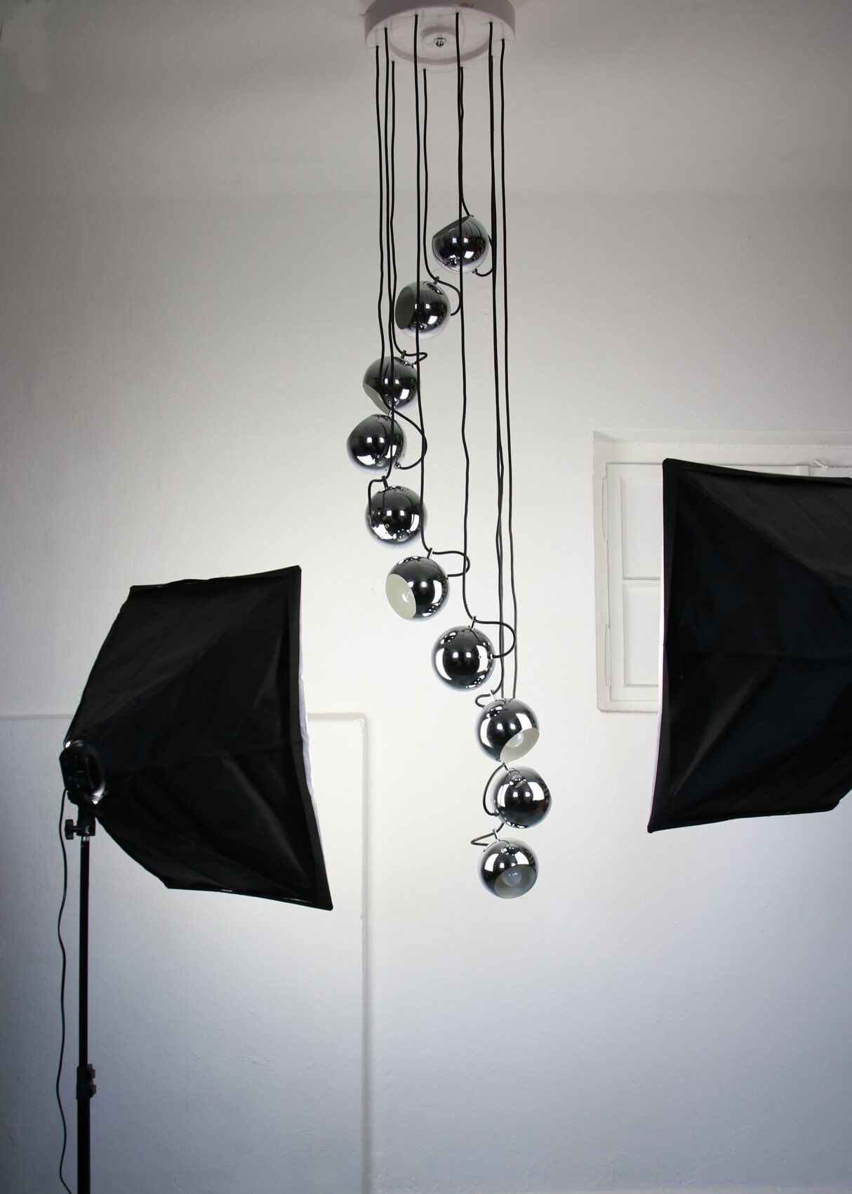 Suspension cascade de Guzzini pour Meblo