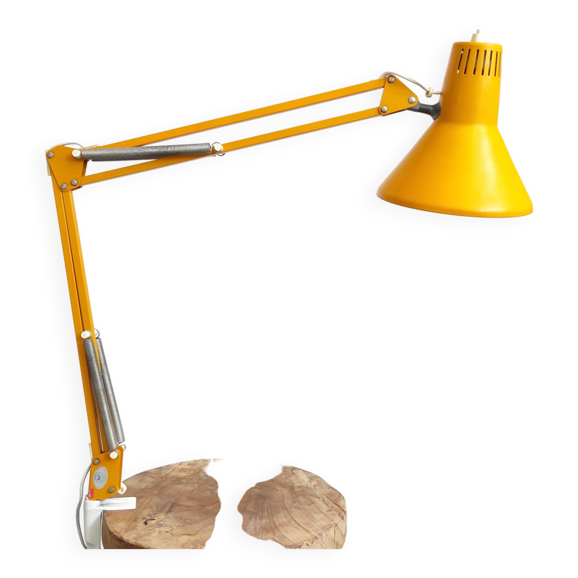 Yellow Twist Lamp, 1980