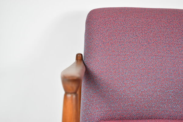 Fauteuil original restauré GFM-64, signé par le designer E.Homa, années 1960,