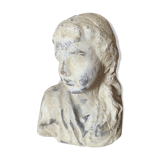 Bust woman plaster