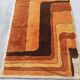 Large vintage graphic Amazon rug