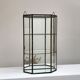 Vitrine en verre et laiton