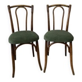 Paire de belles chaises bistrot