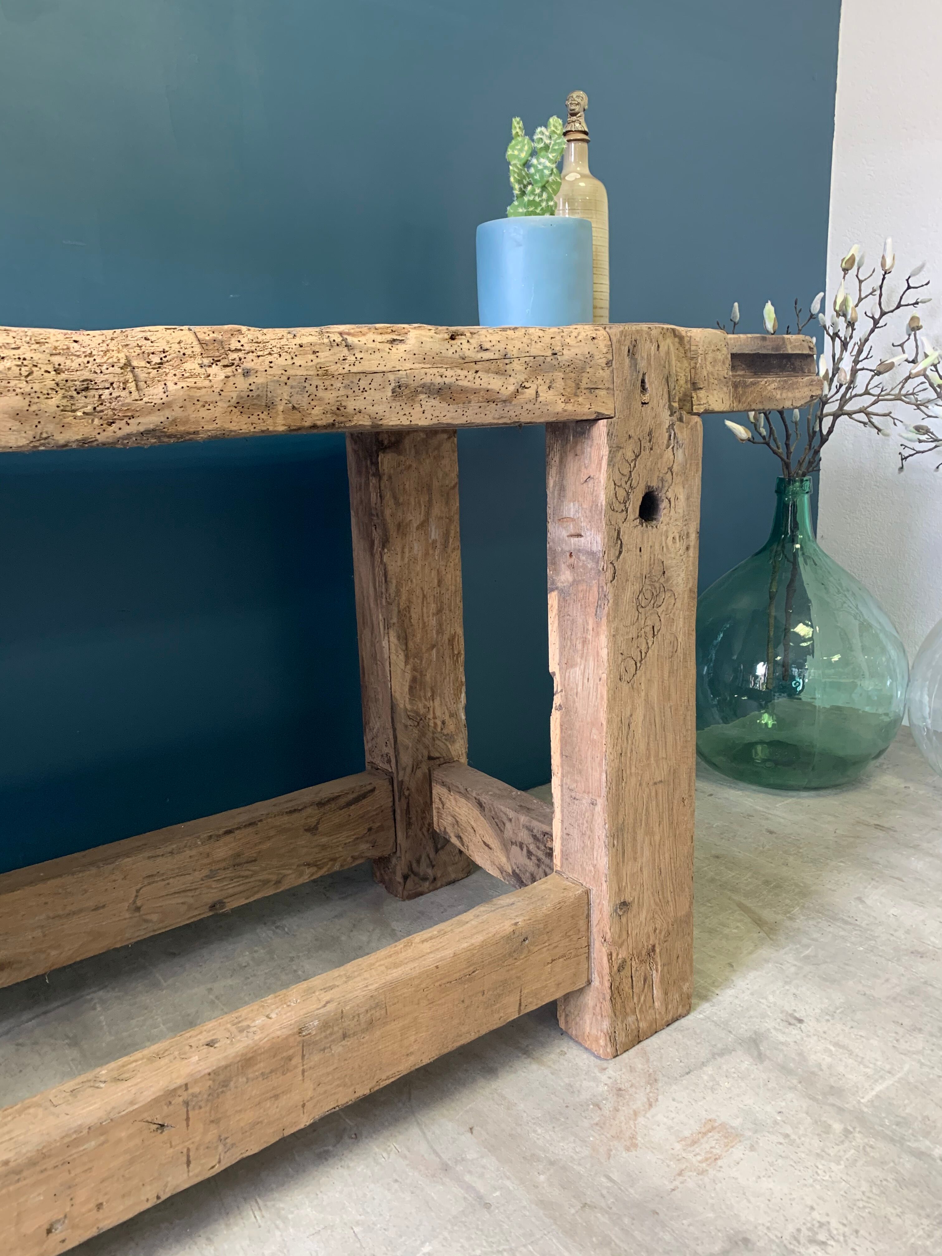 Old carpenter workbench