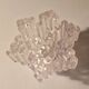4 vintage plexiglass ice style candle holders 1980