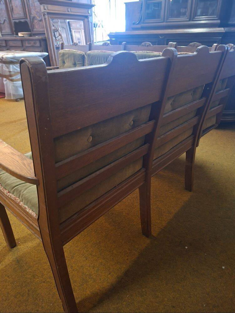 Modular corner sofa in solid oak (Scandinavian) from 1950-1960.