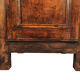 Stained solid wood cap, old walnut door