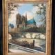 École Française XXe siècle, Notre-Dame-de-Paris, huile sur toile