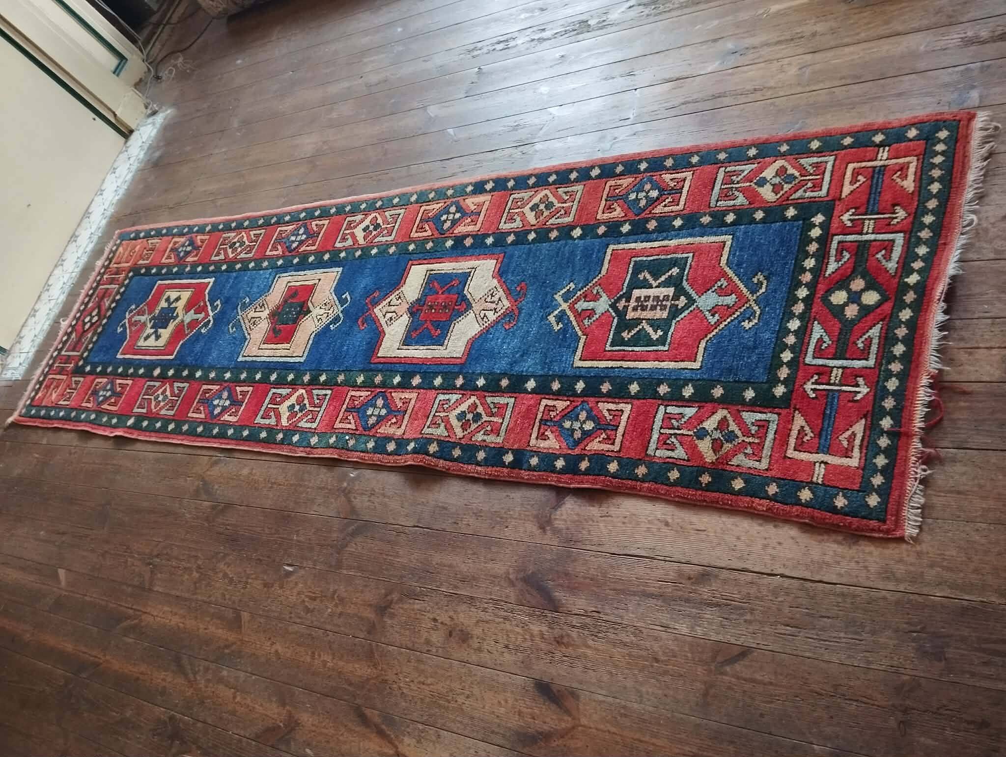 Handmade hallway carpet Konya 268x79cm