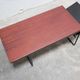 Modernist coffee table in wood and metal