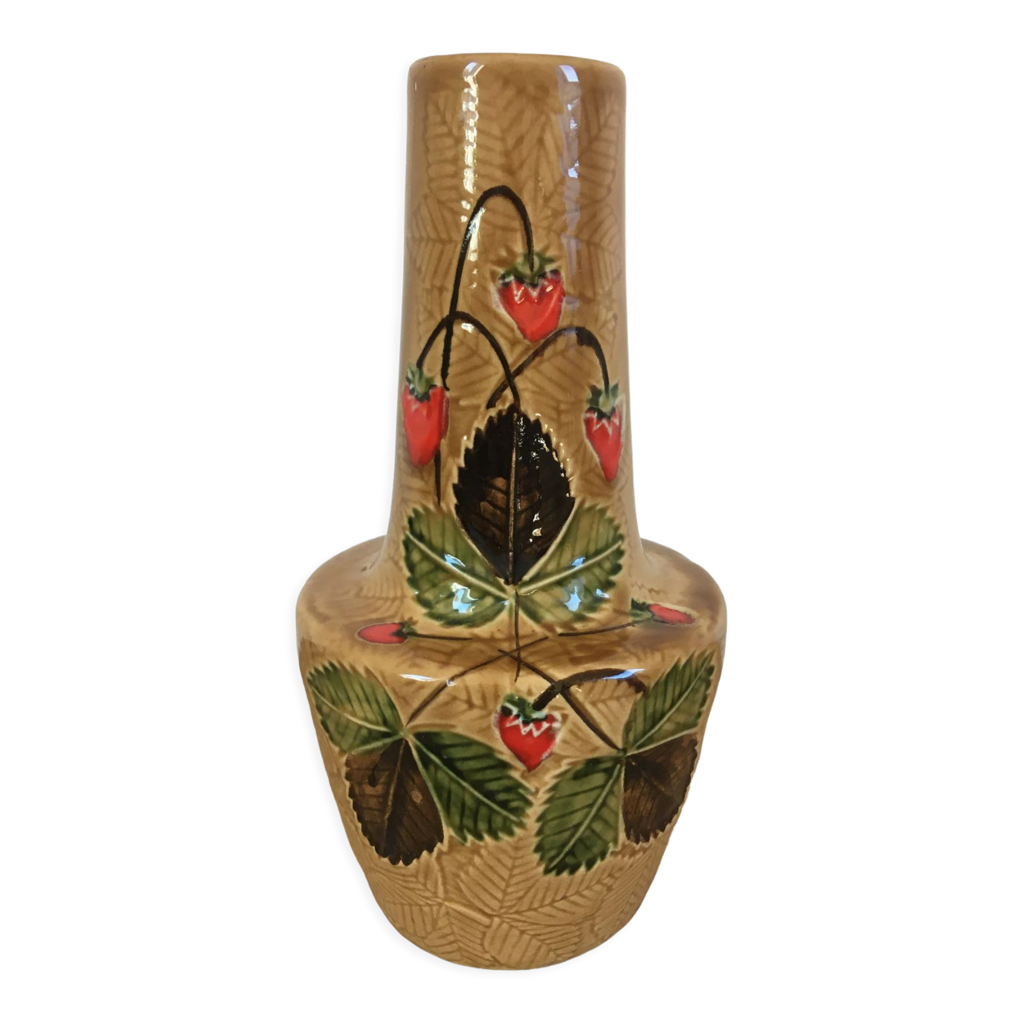 Vintage strawberry vase Le Poet-Laval