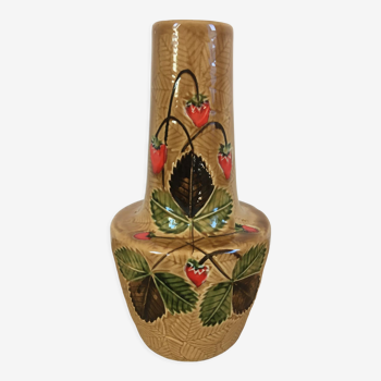 Vase vintage fraises Le Poet-Laval