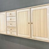 Modular solid beech sideboard "Ditlev Karsten" Scandinavian design.