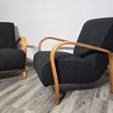 Armchairs by K. Kozelka & A. Kropacek, 1950s, Set of 2