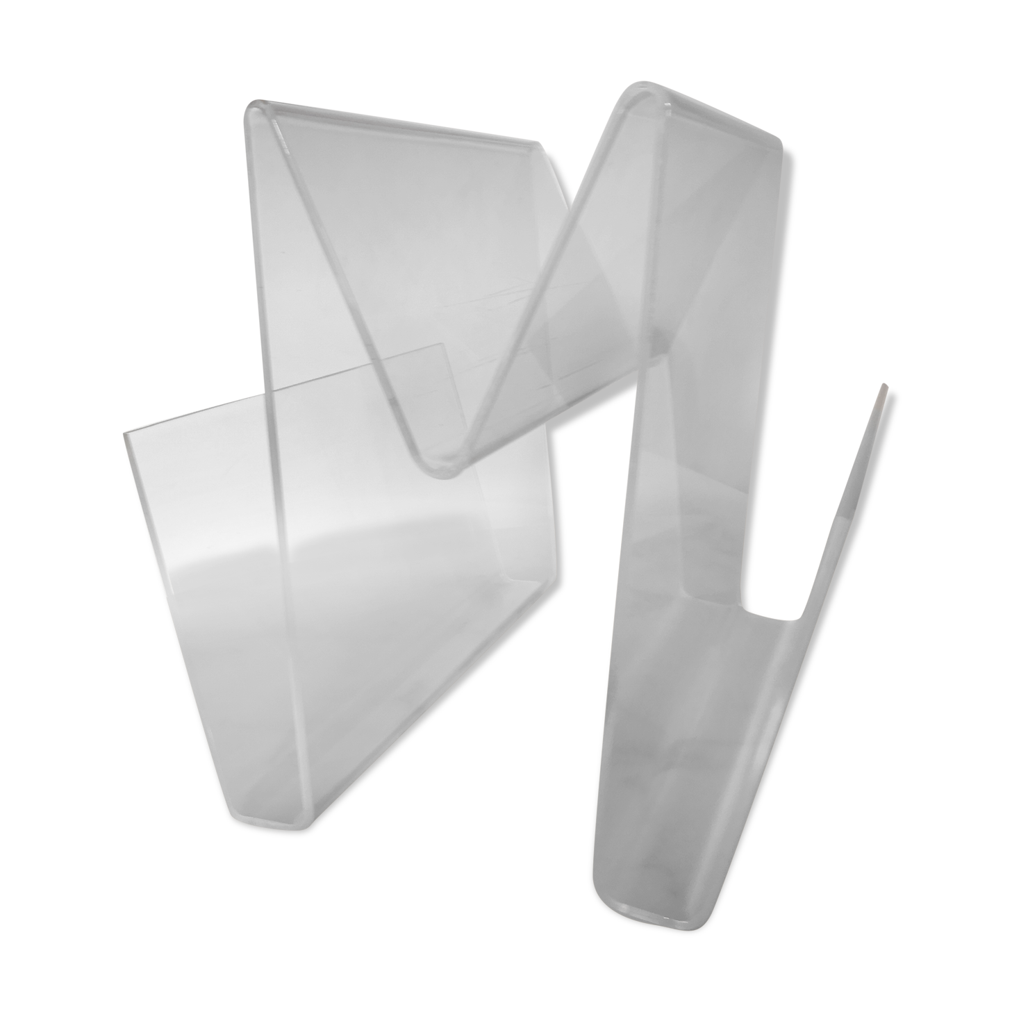Plexiglass magazine holder 1970