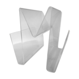 Plexiglass magazine holder 1970