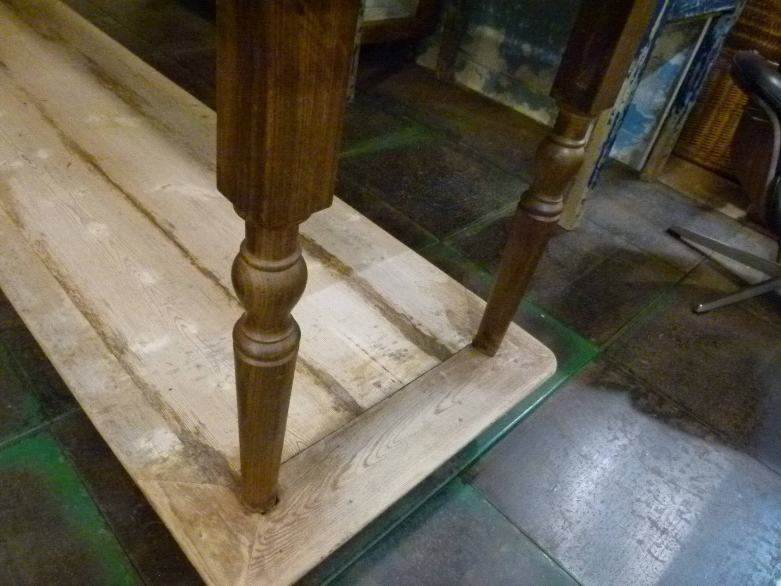20th century solid wood craft table