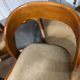 Série 6 chaises vintages baumann modem 14 sled