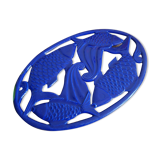 Cast iron underside fish patterns - Vintage