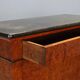 Former secretary in elm with a marble top, France, 19th century.