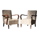 Set of Two Art Deco Armchairs – 1940s/1950s
