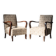Set of Two Art Deco Armchairs – 1940s/1950s