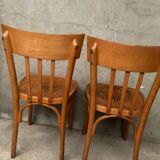 Paire de chaises bistrot Baumann