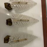 Barovier Murano Glass Sconces Set of 3