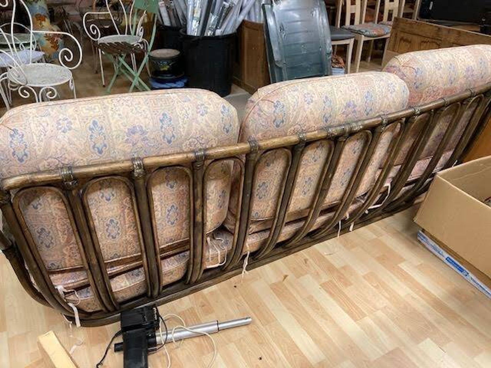 Rattan sofa