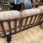 Rattan sofa