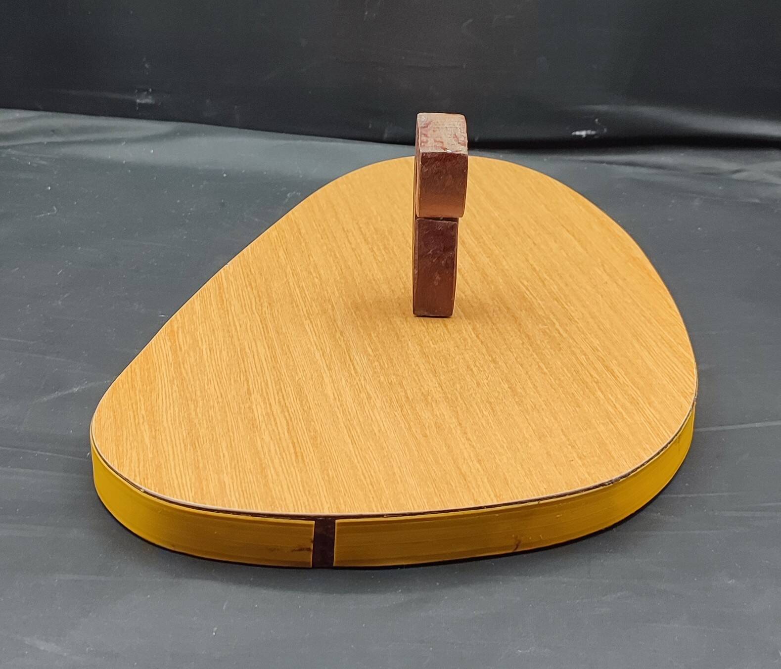 Plateau Vintage Design "Goutte" 1960s Scandinavian Wood