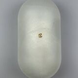 Lampe murale peill & putzler allemagne verre & métal space age design