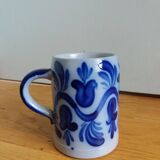Mug tasse chope en grès au sel d’Alsace