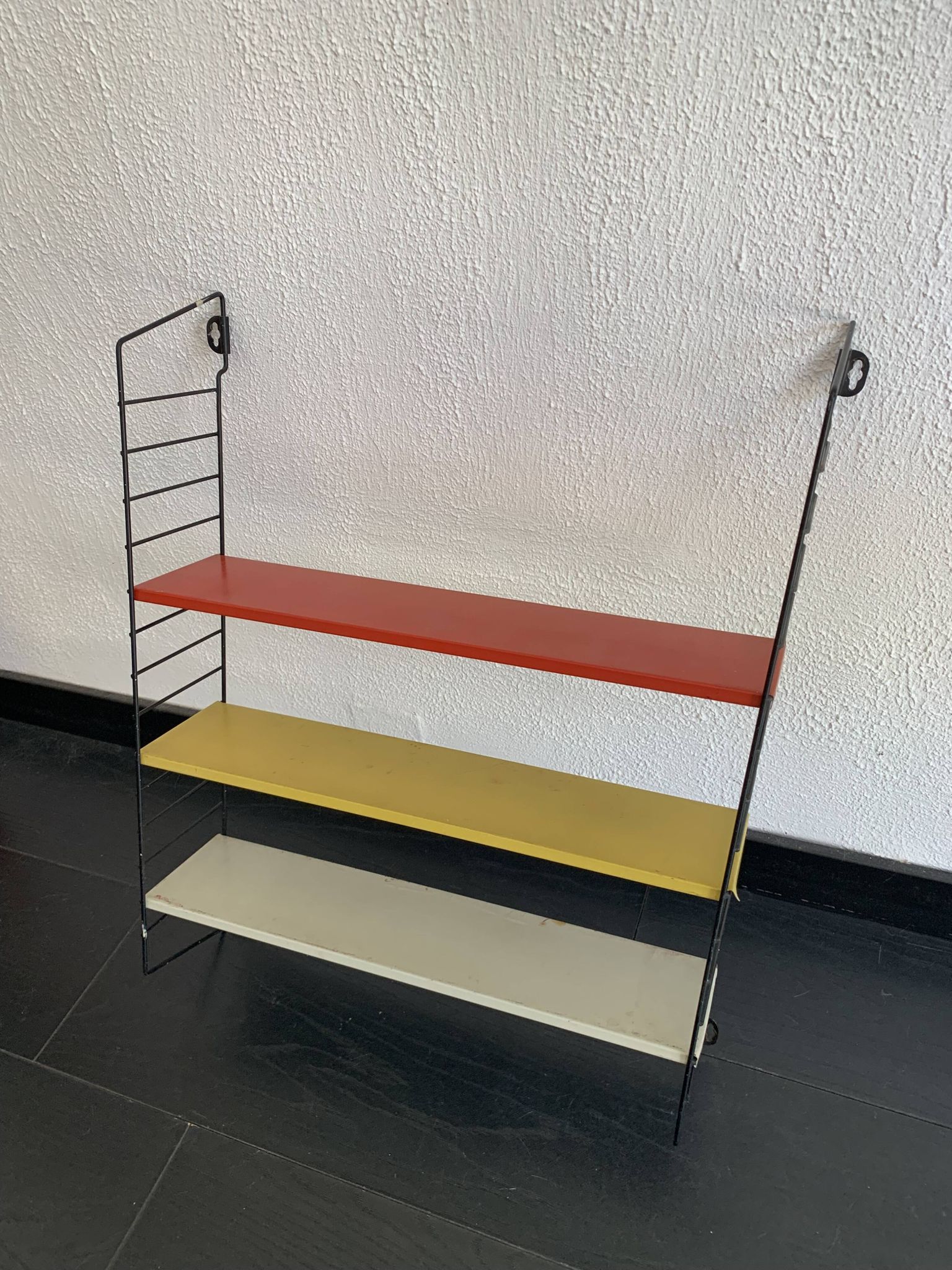 Vintage 1950 Tomado bookshelves pocket D.Dekker - 61 x 48 cm