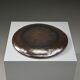 Large handmade metallic glazed ceramic bowl, circa 1980s–1990s.