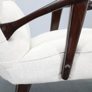 1950s Restored Wing Chair , Czechoslovakia