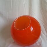 Orange glass hanging lamp