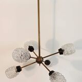 Vintage sputnik chandelier 1970
