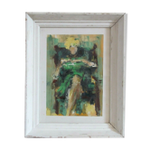 Portrait de femme assise