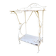 Antique metal dressing table console France shabby chic 1920