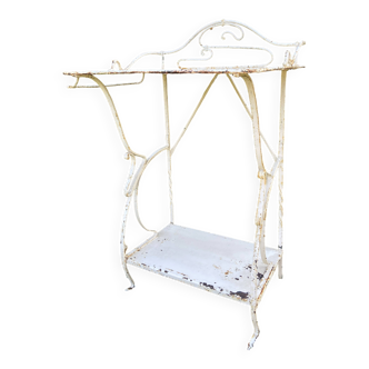 Antique metal dressing table console France shabby chic 1920