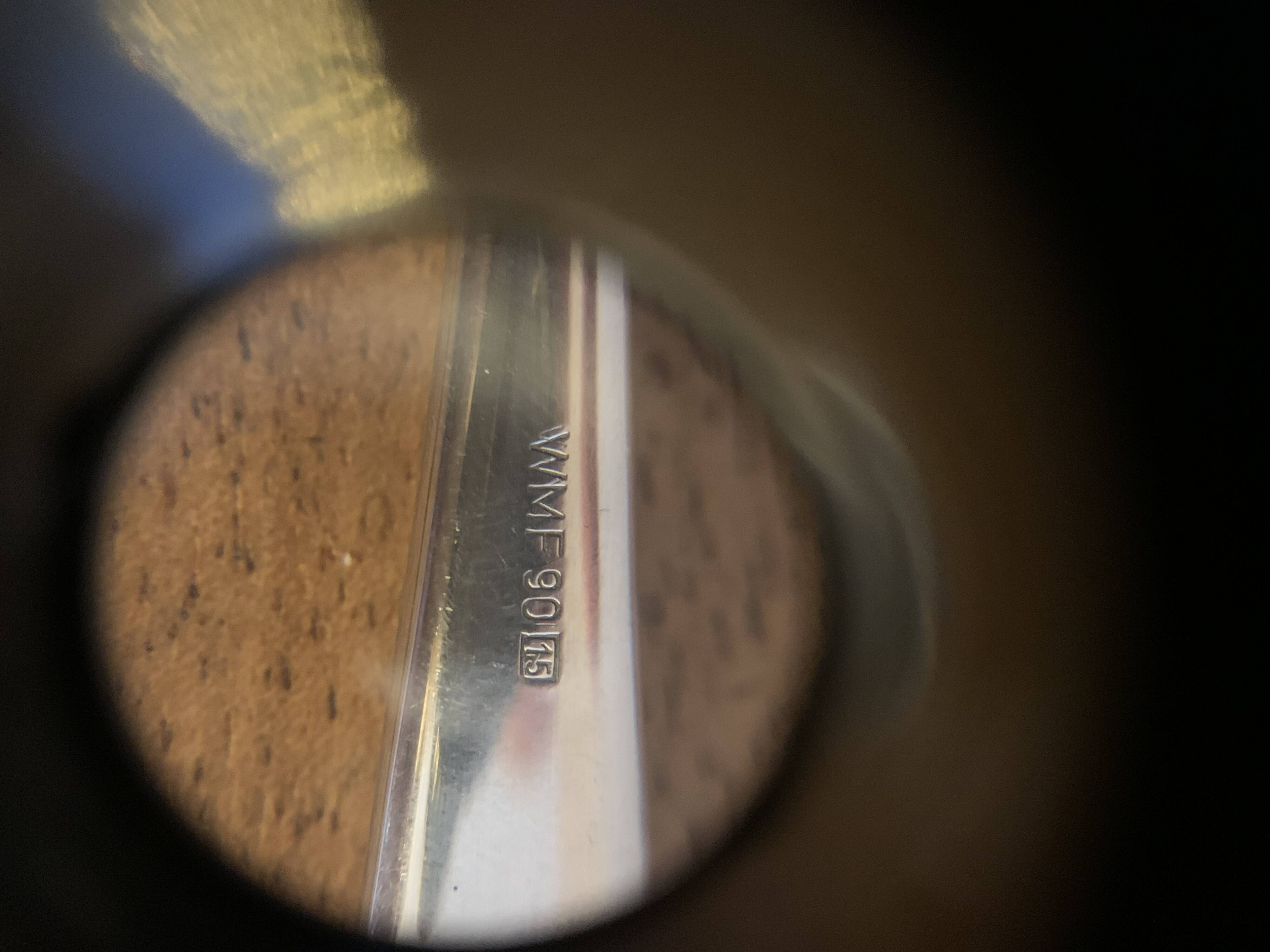 Silver-plated seafood fork WMF