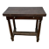 Portuguese Table with Folding Top in Walnut with Detached Columns and Stretcher