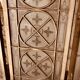 Set of 4 decorative carved glass windows from the 1900s