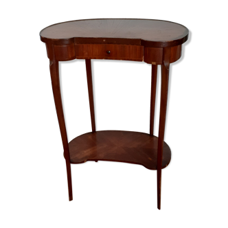 style inlaid side table
