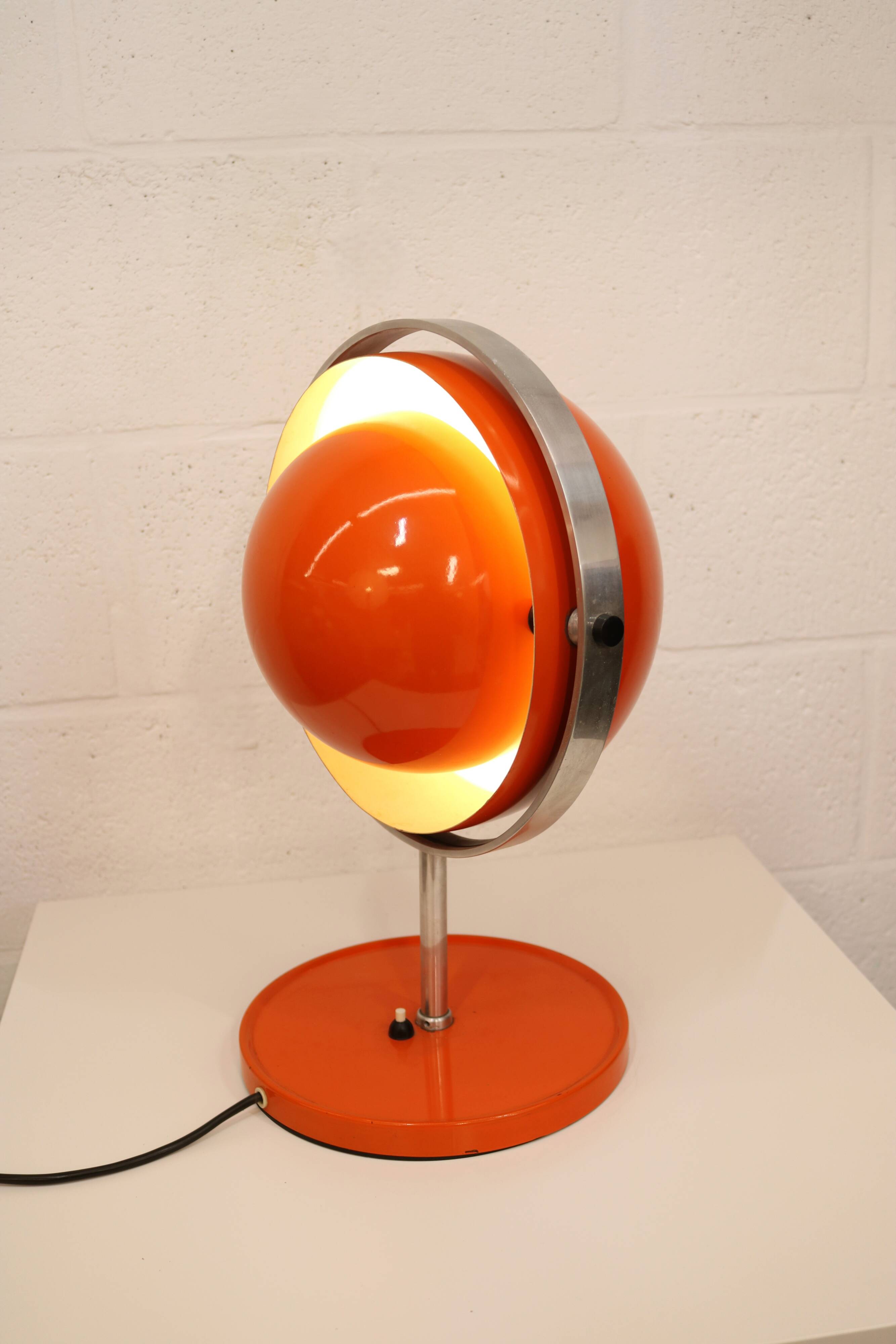 Rare vintage Moonlight space age table lamp by Buch & Jørgensen for Quality