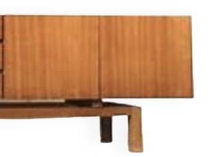 Vintage Scandinavian sideboard in blond teak