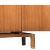 Vintage Scandinavian sideboard in blond teak